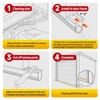 Jin&Bao Garage Door Bottom Weather Stripping Rubber Seal with T-Ends