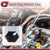 HEROFFIX 1 Pcs Spark Plug Socket Wrench Durable Spanner Socket