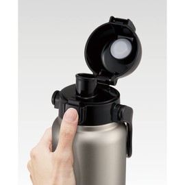 Skater STD8H-A Stainless Steel Direct Bottle with Handle, 28.7 fl oz (800 ml), Silver