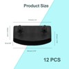 iwiio 12Pcs Bed Slat Holders, Bed Slat Caps, Side and
