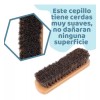 Veraly Cepillo Limpieza Zapatos Cerdas Suaves Caballo Sin Dañar Sup