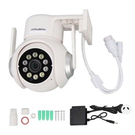 Outdoor Camera IP66 2 Way Talk 110‑240V Full Color Night Vision WiFi Security Cameras for Park Office Warehouse AU Plug