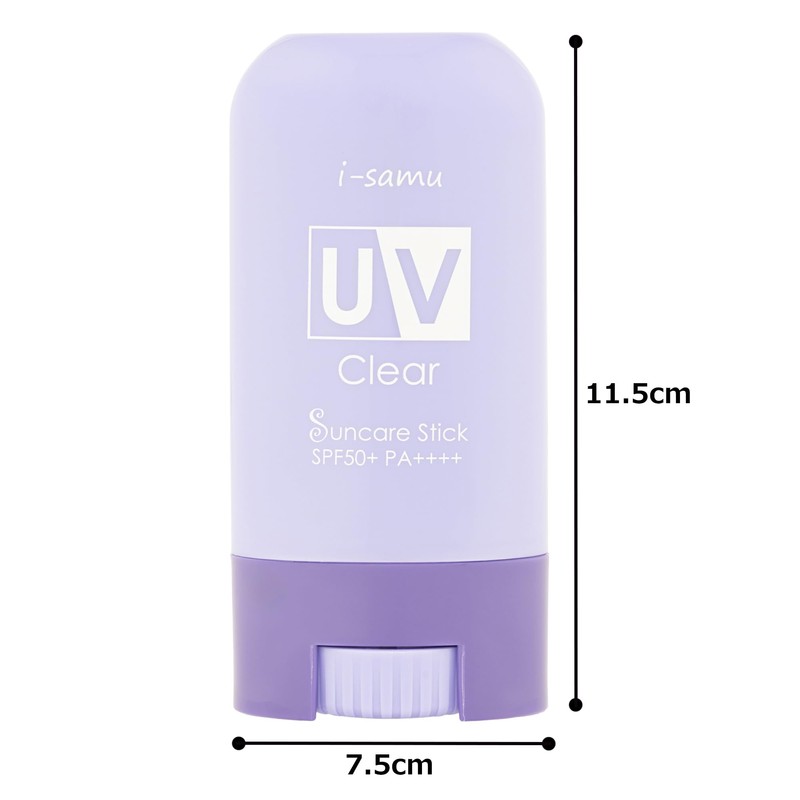 STAY FREE i-samu Sunscreen UV Stick Balm UV Forecast SPF50+