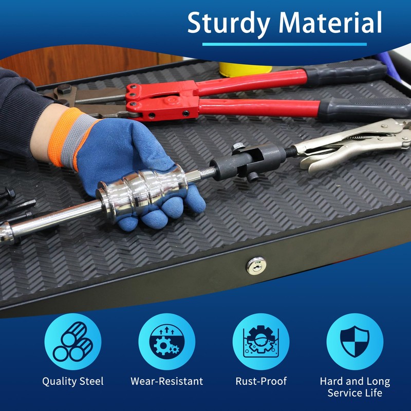 GEAROLL Locking Pliers Slide Hammer Puller Set, 9.8 in Locking