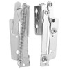 2pcs/ Set Steel, Spring Hinge for Cabinet Cupboard Door Durable