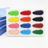 QZKJQDD 12 Colours Wax Crayons for Toddlers, Water Drop Colouring