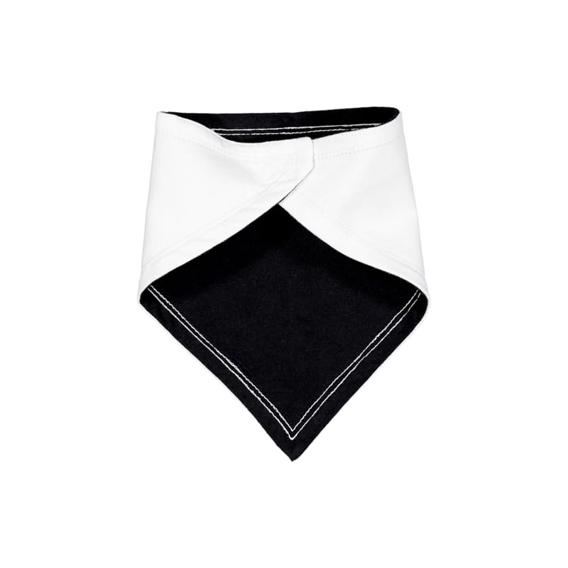 inktastic Cement Mixer Construction Baby Bandana Bib White and Black