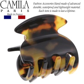 Camila Paris CP3157 French Hair Clip for Women, Handmade, Tokyo, Small Girls Hair Claw Clips Jaw, Durable Styling Hair Accessories for Women, Strong Hold No Slip Grip, Made in France