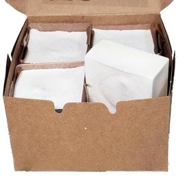 Heritage Lard Soap : 8 Bars, 400g, Essential Oil, Mild Scent (Charcoal, Lavender, Lemon, Mint, Patchouli, Unscented) (Lavender)