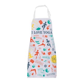 Yoga Gift Apron Yoga Gifts for Yoga Lover I Love Yoga Apron Meditation Gifts Yoga Gardening Apron Yoga Instructor Gifts Apron