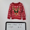 Joyland Sweater Toddler Size 3T Cool Reindeer Fair Isle Christmas