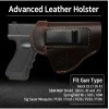 Kosibate IWB CONCEALED CARRY Leather Gun Holster for WALTHER PPK