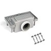 SaniteModar Shower Drain Siphon with Odour Stop, Hair Strainer, 4