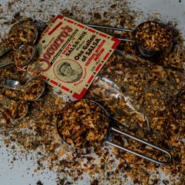 Mama Socorro’s Hot Salsa Seasoning Mix – 3.8 oz – All-Natural, Gluten-Free, No MSG, No Preservatives – Makes Over 20 Jars of Salsa – Bold Heat for Spicy Lovers