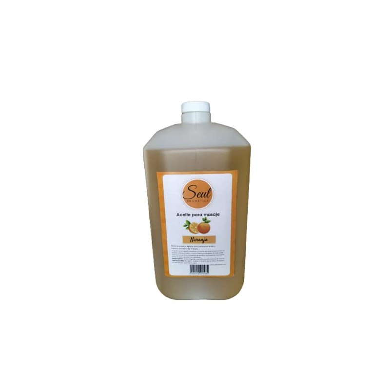 Aceite masajes Naranja SPA cuidado corporal 4 litros
