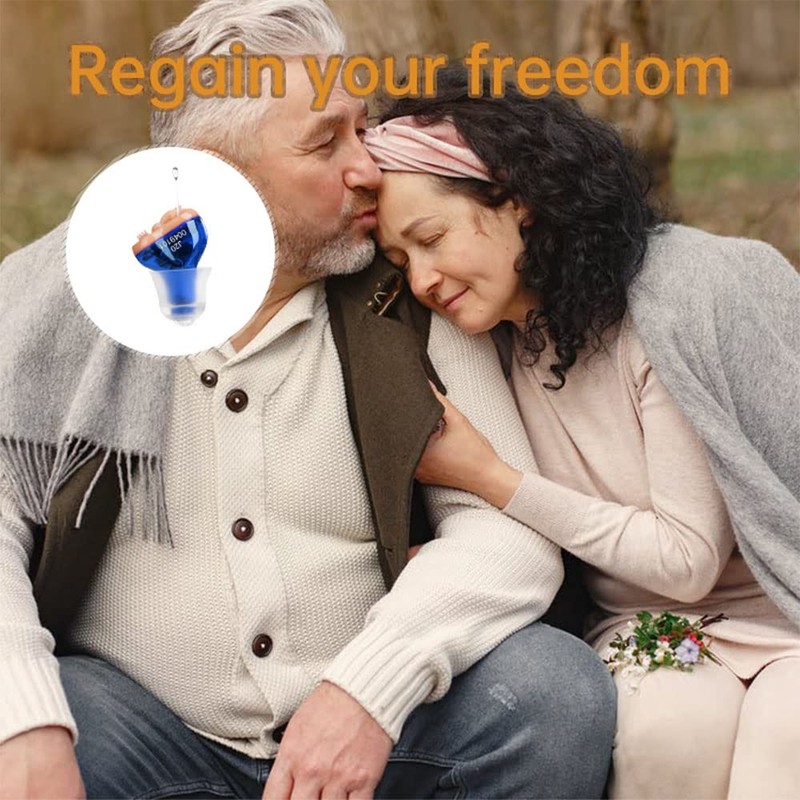 Hearing Aids, Hearing Amplifier, CIC Hearing Amplifiers for Seniors Battery