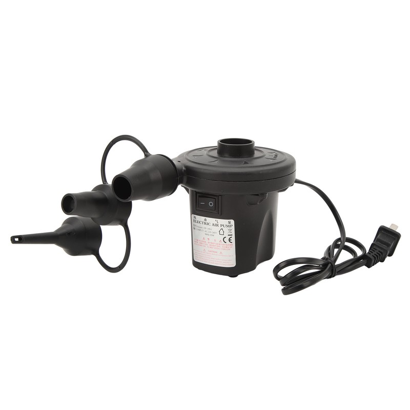 Electric Air Pump Portable Quick Fill Air Mattress Pump with