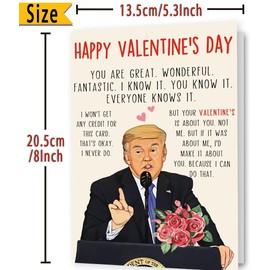 FANCYLUCKY Funny Valentines Day Card for Husband Wife, Sweet Valentines Day Gifts for Him Her, Humor Valentine's Day Cards for Boyfriend Girlfriend, Mens Valentines Gifts