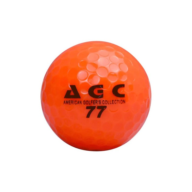 LEZAX AGC Golf Balls, 1 Dozen (12 Pack) Orange AGBA-3790