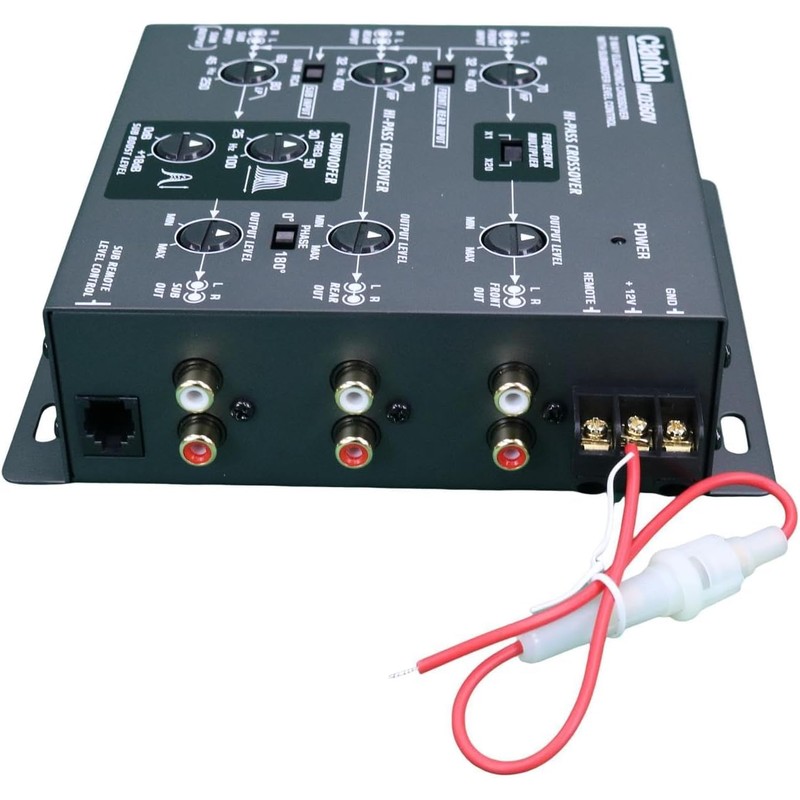 Clarion Mobile Electronics Mcd360 3 Way 6 Channel Electronic Crossover