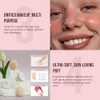 Multi-Use Makeup Cream Blush Stick, Unidollss 3-in-1 Buildable Contour Bronzer