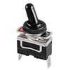 Heschen Metal Toggle Switch, C511A, SPST, maintained, ON/OFF 2 position,