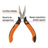 TRUPER PM-PU4 Long Nose Pliers, Comfort Grip 4 3/4" (12cm)
