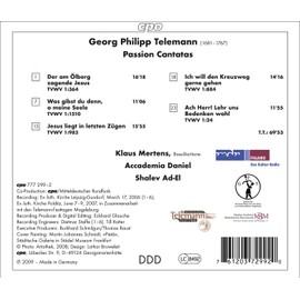 Telemann: Passion Cantatas