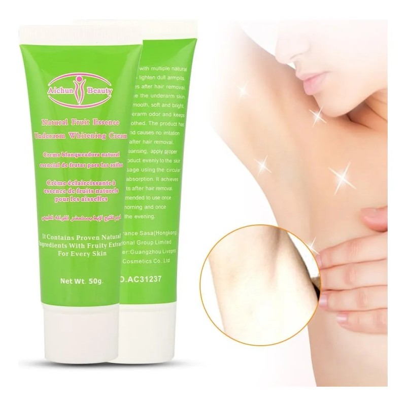 Crema Aclaradora Axilas Codos Rodillas Aichun Beauty Full