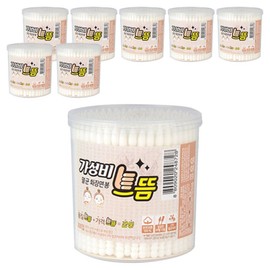 Best cost-effectiveness sterilized cosmetic swabs, 200 pieces, 8 pcs / 가성비으뜸 멸균 화장 면봉, 200개입, 8개