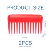 2 Pieces Plastic Comb, Mini Wide-Tooth Comb, Hair Combing Tools,