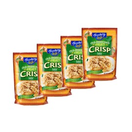 Hospitality Old Fashioned Fruit Cobbler Mix or Fruit Crisp Mix- Four 7 oz. Packets (Fruit Crisp Mix)
