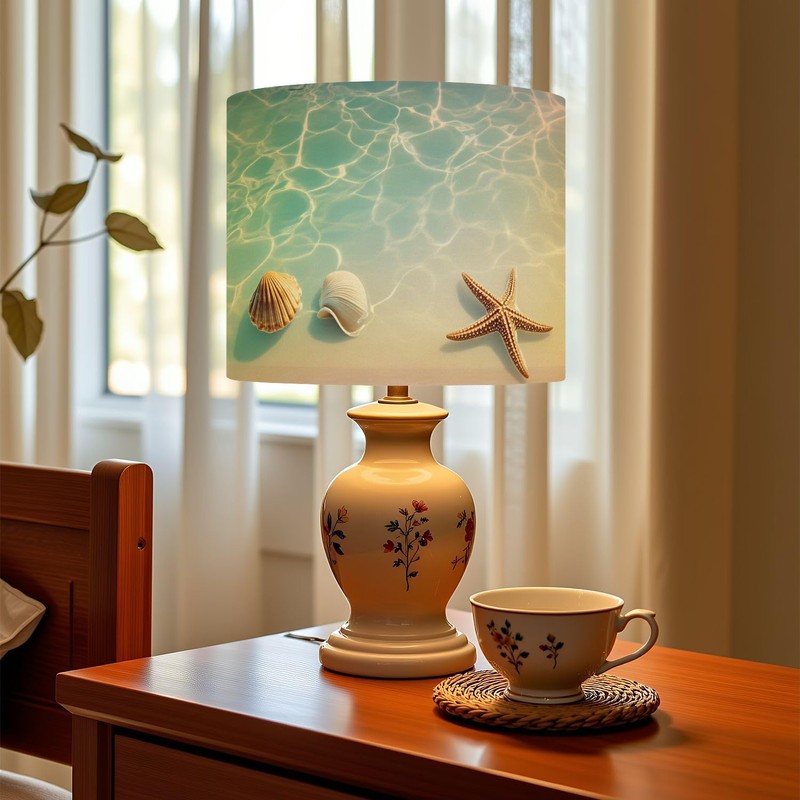 Drum Lamp Shades 1 Pack Easy Assembly Required, 13’’ W