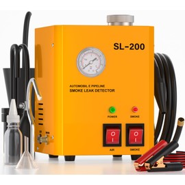 Smoke Machine Automotive Leak Detector with Pressure Gauge - DC 12V EVAP Smoke Machine Leak Tester Built-in Air Pump, Vacuum Leak Tester Leak in Vehicle Pipe Systems for Cars