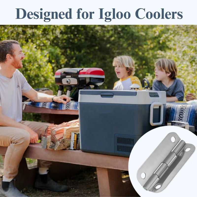 Cooler Hinges Replacement for Igloo Ice Chests - 3 Pack