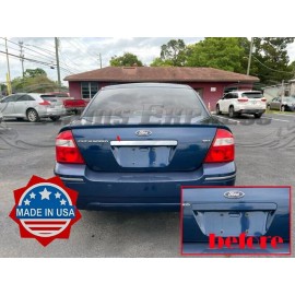 Trims Express 2005-2007 Ford Five Hundred Rear Door Trunk Sticker Cover Trim Accent Handle
