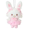 Sanrio 414646 Mascot Holder (White Cat Ballerina) Wish Mimel