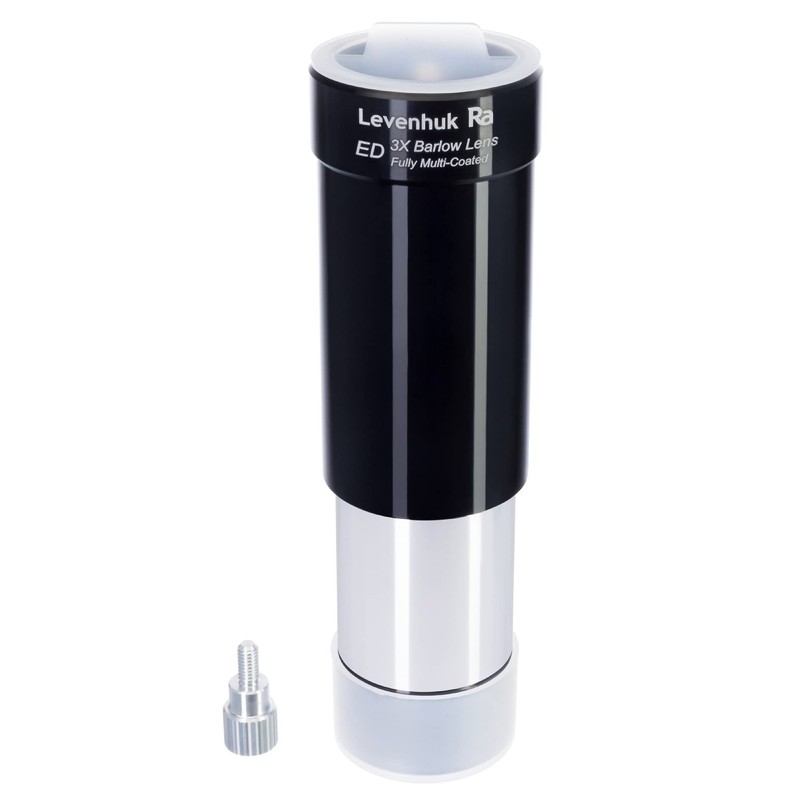 Levenhuk ED-3x, 1.25" Extra-low Dispersion Achromatic Barlow Lens for Telescopes