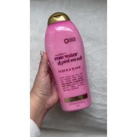 OGX Jabón Corporal Exfoliante Fresh con Sal Rosa y Agua de Rosa