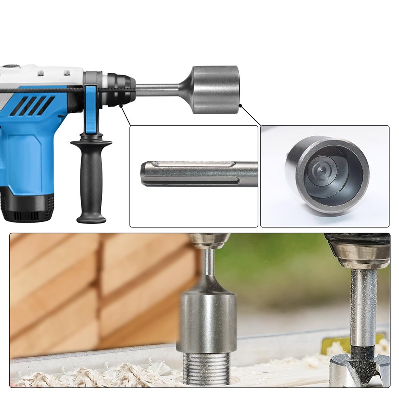 SDS Max Shank T-Post Driver - 2-Inch Diameter Head, Compatible