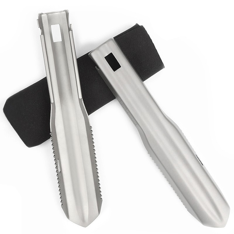 Ultralight Titanium Hand Shovel Multi Tool Backpacking Trowel with Carrying