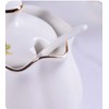 Mozacona Ceramics Retro Flower Sugar Bowl Spice Jar Storage Seasoning