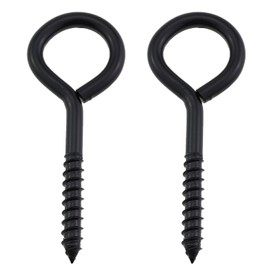 MDXing 2PCS Eye Hooks Hanger Screws 5 Inch Fixed Cable Cord Hammock Suspension Hooks Fitness Accessories Suspension Gardening Potted Plants Kitchen Heavy Duty Tools Outdoor Lights Use Accessories