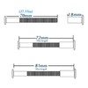 Anmas 10pcs M6 Furniture Joint Connector Bolt & Cap Nut