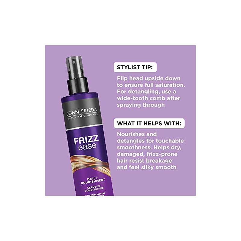 John Frieda Frizz Ease Daily Nourishment Leave-in Conditioner, 8 Ounces