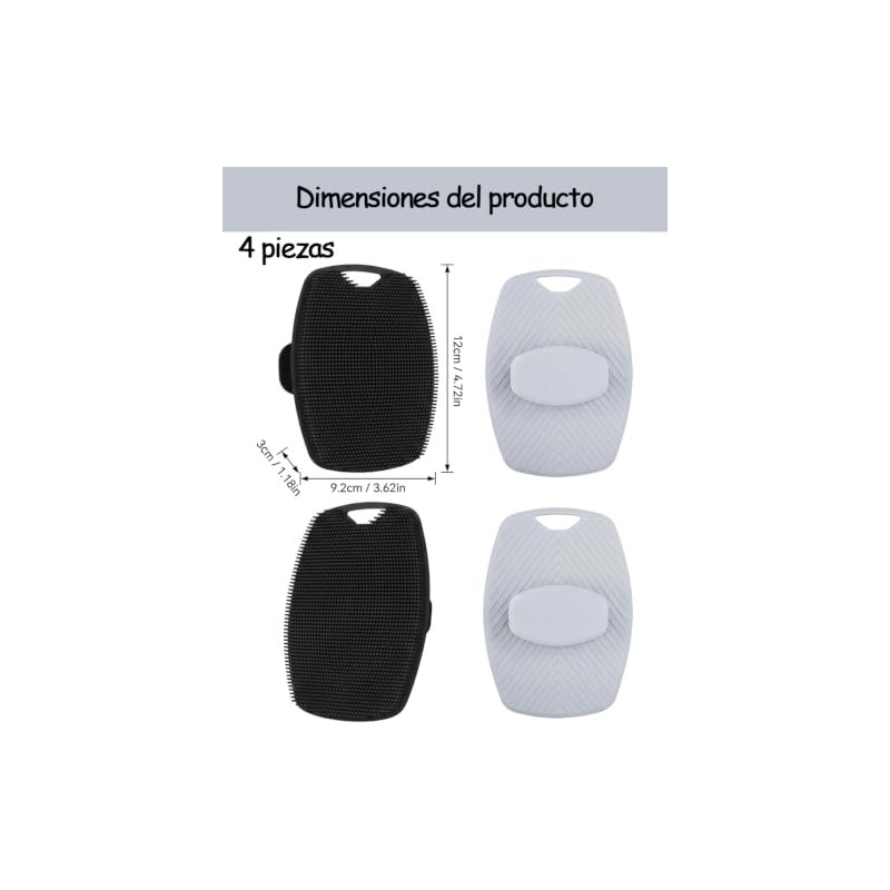 Piezas Estropajo Cuerpo Esponja Baño Limpieza Corporal Diaria Diseño Portátil
