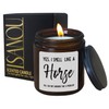 ISANOU Horse Candle,Yes I Smell Like a Horse,Gifts for Horse