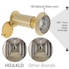 HOJLKLD Door Viewer Peephole,200 Degree Solid Brass Peephole with 16