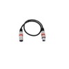 Cable MC-05R 0,5m,blk/red XLR m/f,balance