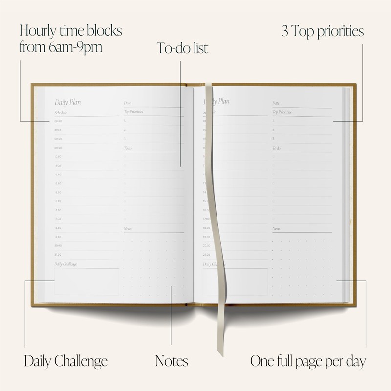 Yop & Tom Daily Planner - Productivity Planner - Weekly
